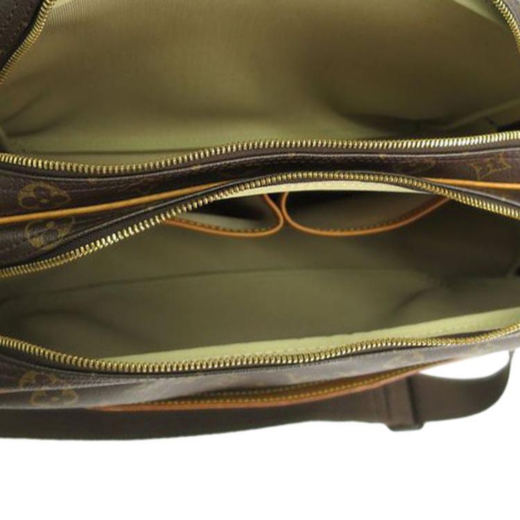 Pre Owned Louis Vuitton Monogram Canvas Reporter Messenger GM