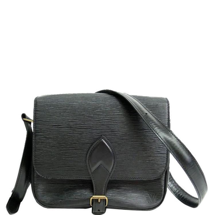 Louis Vuitton Box Messenger Bag in black epi crossbody mens bag