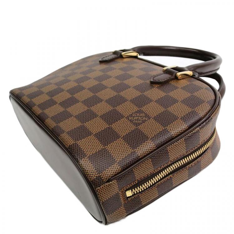 Pre Owned Louis Vuitton Damier Ebene Canvas Sarria Mini Top Handle Bag