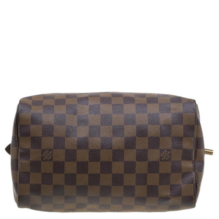 Pre Owned Louis Vuitton Damier Ebene Canvas Speedy 25 Bag