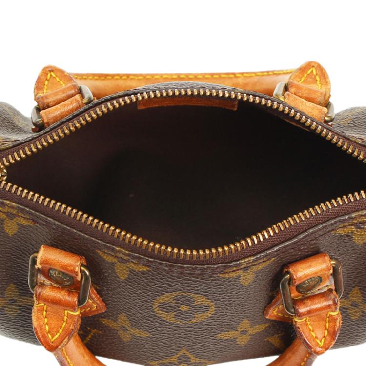 Pre Owned Louis Vuitton Monogram Canvas Mini Speedy