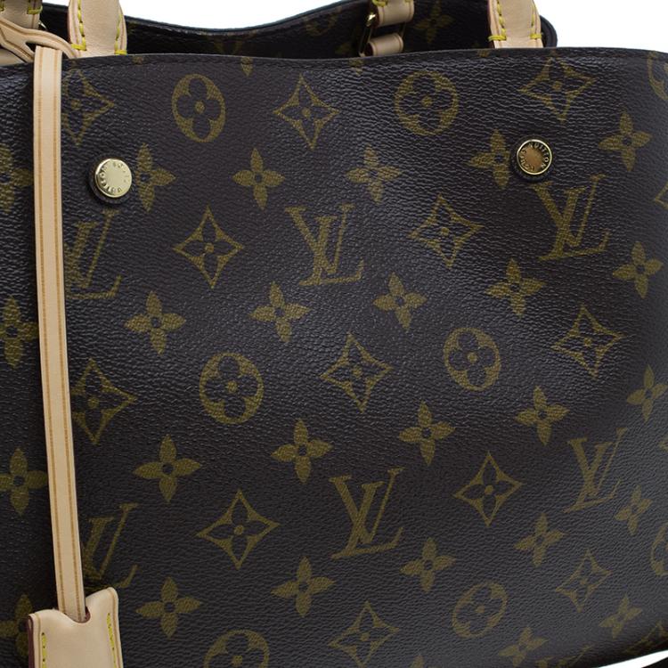 Pre Owned Louis Vuitton Monogram Canvas Montaigne Tote MM
