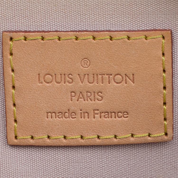 Pre Owned Louis Vuitton Citrine Monogram Vernis Alma BB Bag