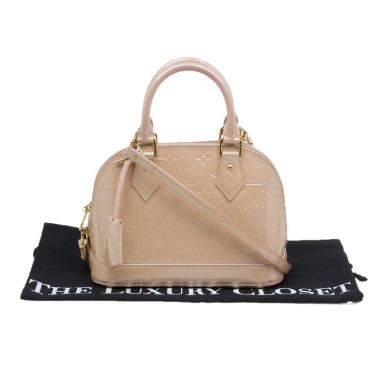 Louis Vuitton Citrine Monogram Vernis Alma Bag Louis Vuitton Tlc