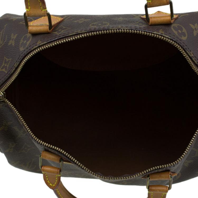 Pre Owned Louis Vuitton Monogram Canvas Speedy 30 Bag
