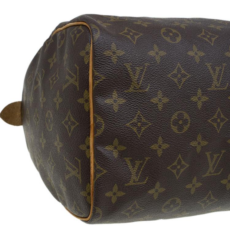 Pre Owned Louis Vuitton Monogram Canvas Speedy 30 Bag