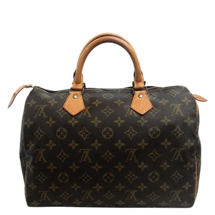 Pre Owned Louis Vuitton Monogram Canvas Speedy 30