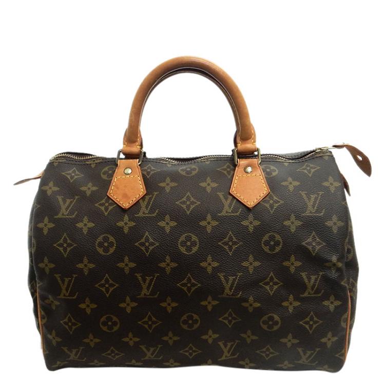 Pre Owned Louis Vuitton Monogram Canvas Speedy 30