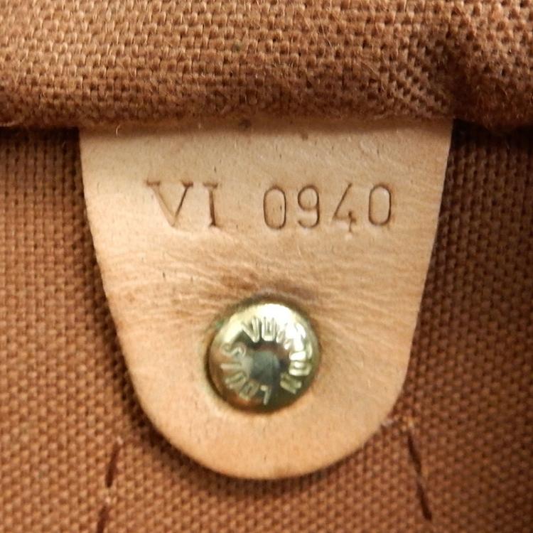 Pre Owned Louis Vuitton Monogram Canvas Speedy 30