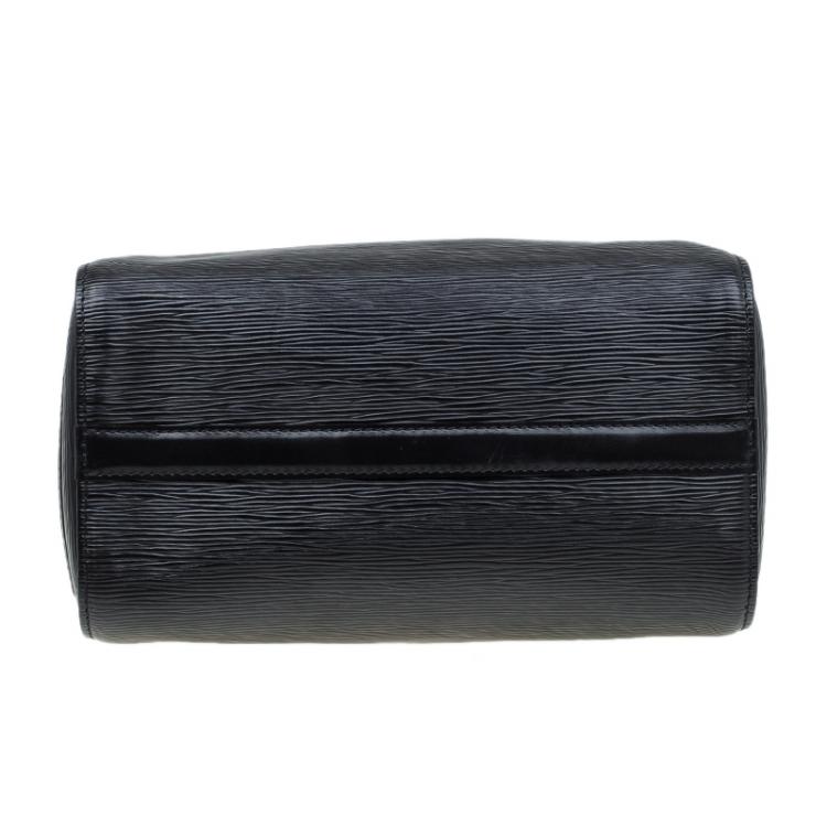 Pre Owned Louis Vuitton Black Epi Leather Speedy 25