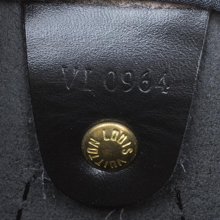 Pre Owned Louis Vuitton Black Epi Leather Speedy 25