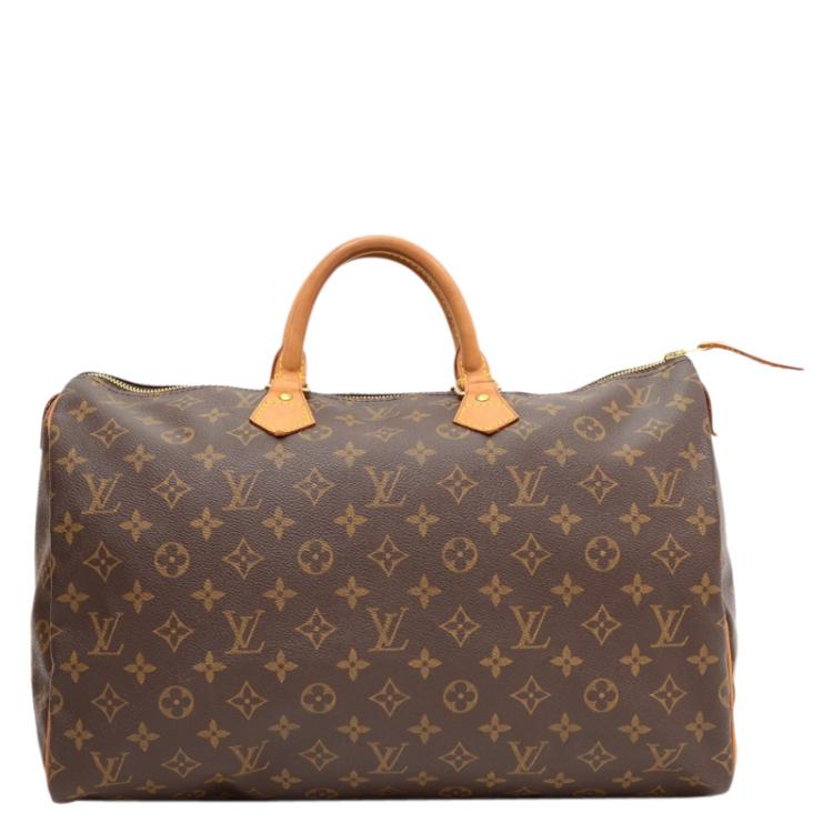 Pre Owned Louis Vuitton Monogram Canvas Speedy 40