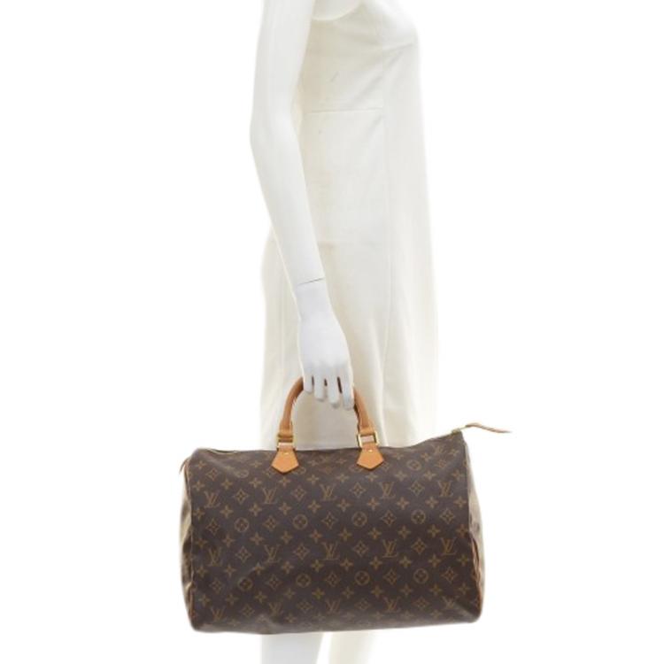 Pre Owned Louis Vuitton Monogram Canvas Speedy 40