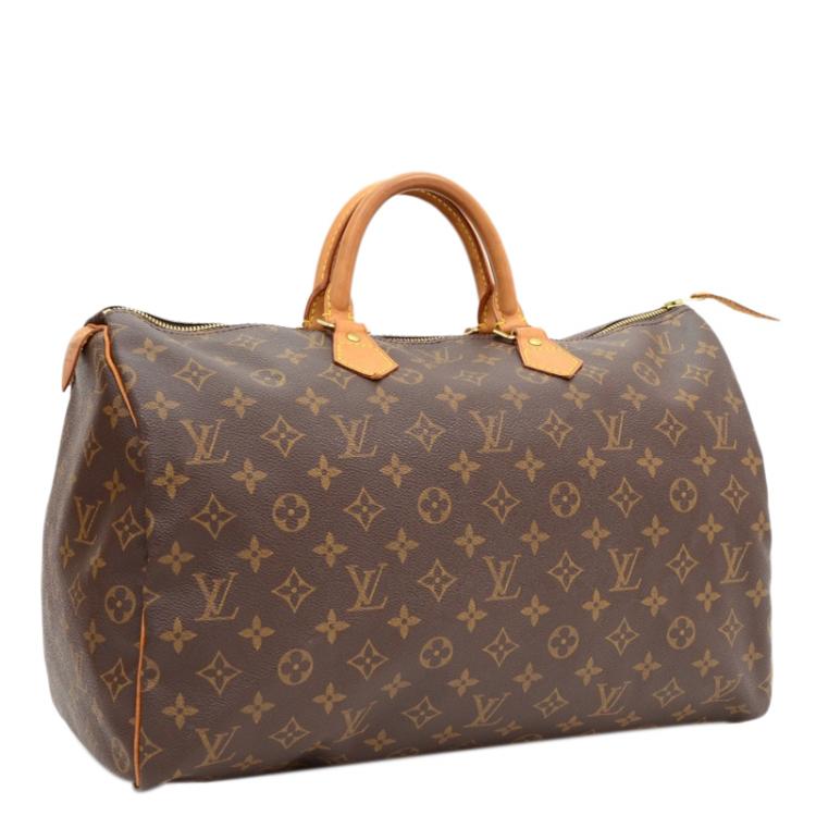 Pre Owned Louis Vuitton Monogram Canvas Speedy 40