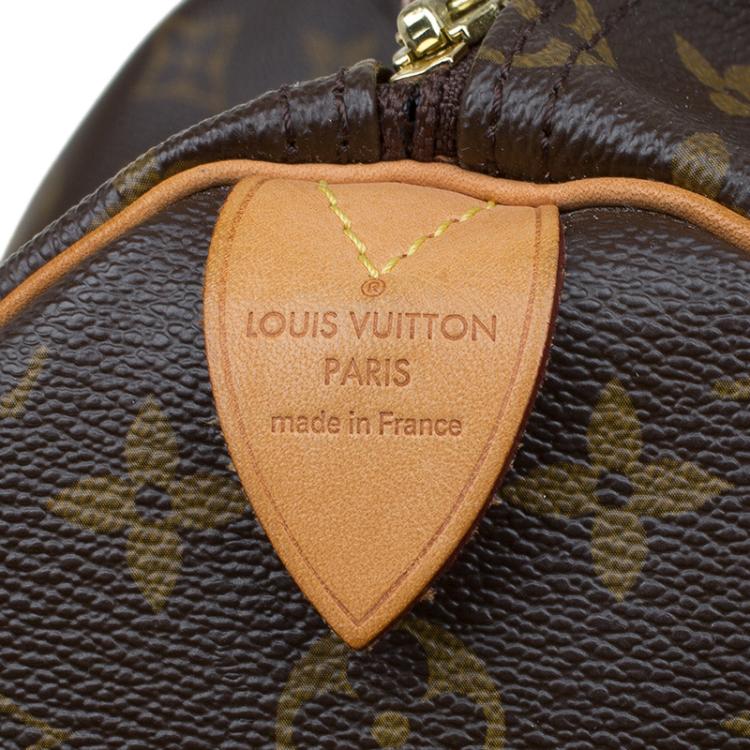 Pre Owned Louis Vuitton Monogram Canvas Speedy 35