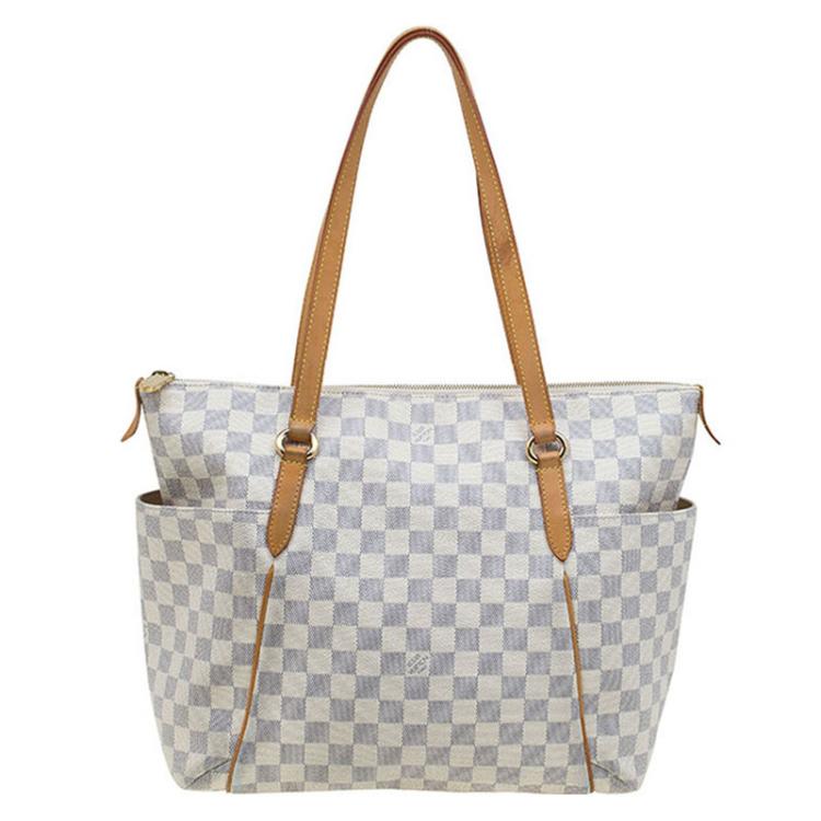 Totally MM Damier Azur in 2023  Louis vuitton totally, Damier azur, Totally  mm