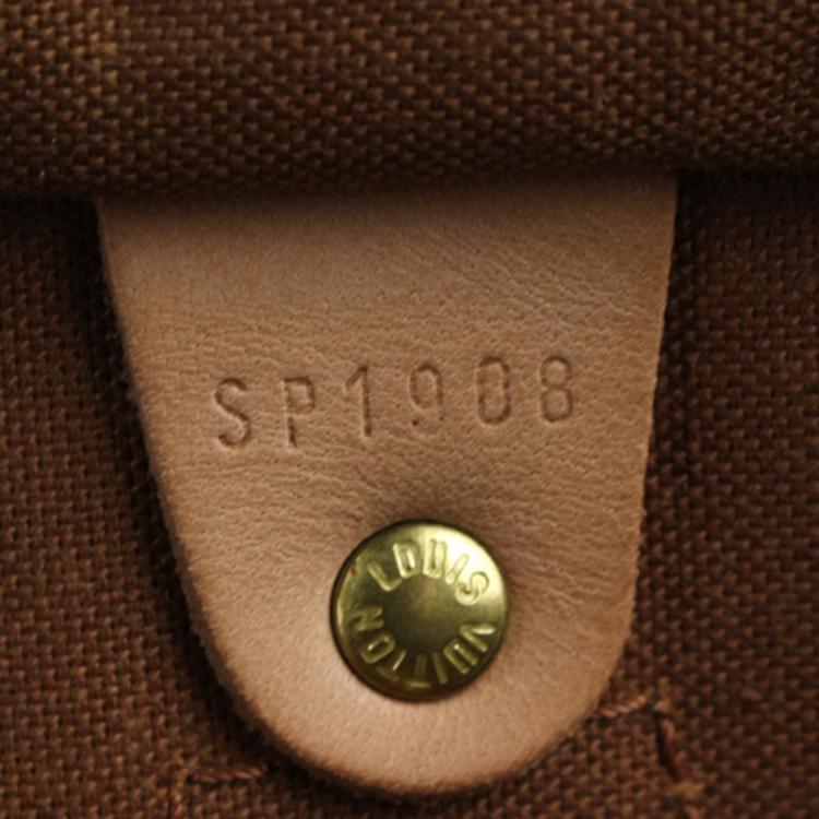 Pre Owned Louis Vuitton Monogram Canvas Speedy 40 Bag