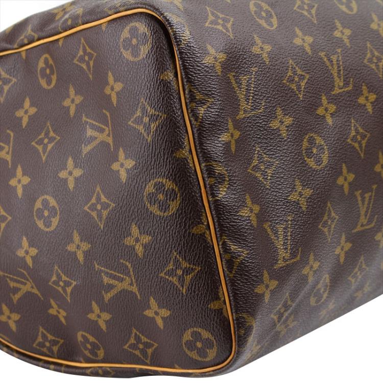 Pre Owned Louis Vuitton Monogram Canvas Speedy 40 Bag