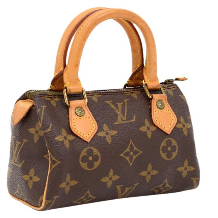 Louis Vuitton Monogram Mini Sac Speedy HL - Brown Mini Bags
