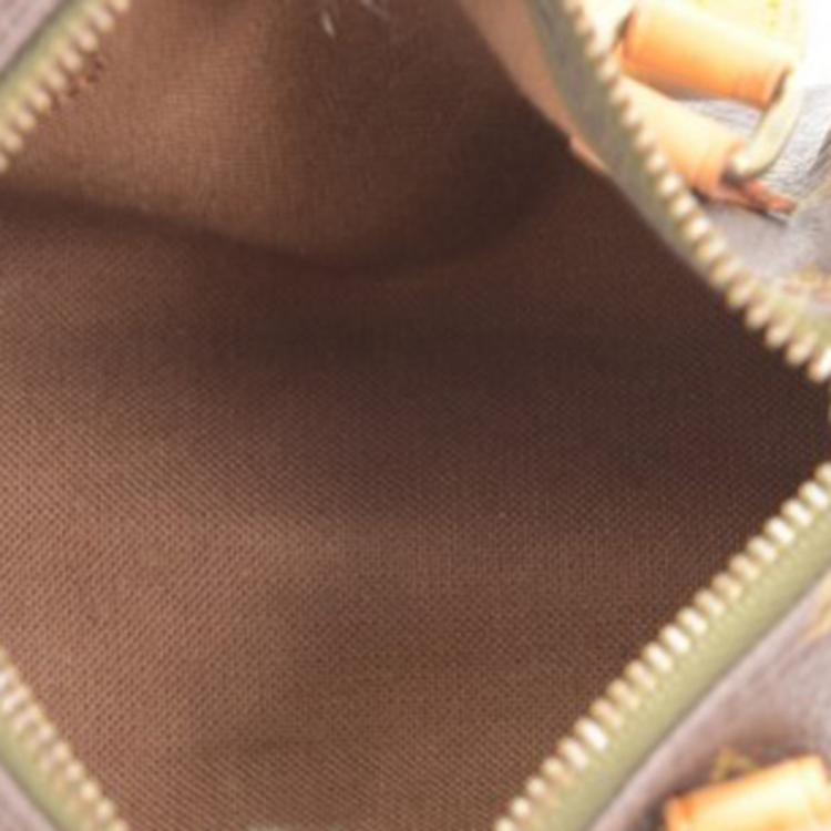 Pre Owned Louis Vuitton Monogram Canvas Mini Speedy HL Bag