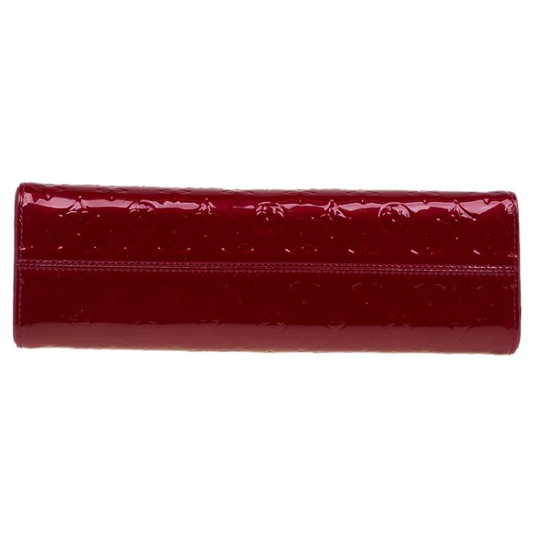 Pre Owned Louis Vuitton Pomme D'Amour Monogram Vernis Roxbury Drive Bag