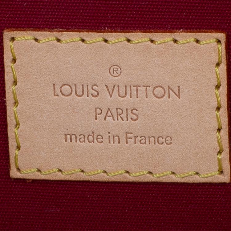 Pre Owned Louis Vuitton Pomme D'Amour Monogram Vernis Roxbury Drive Bag