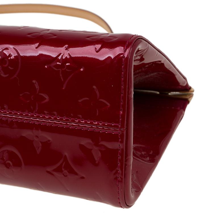 Pre Owned Louis Vuitton Pomme D'Amour Monogram Vernis Roxbury Drive Bag