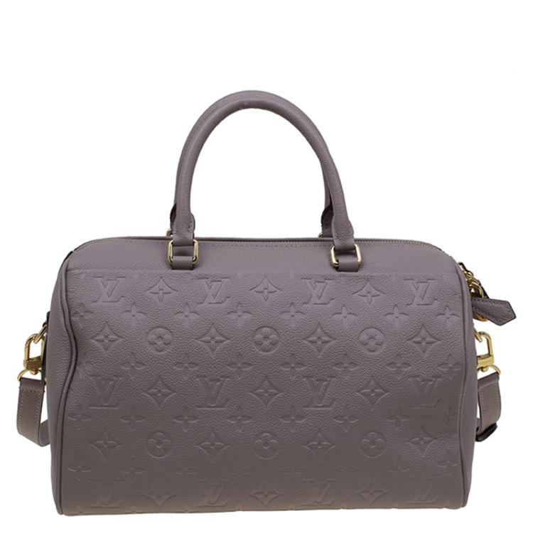 Pre Owned Louis Vuitton Dune Monogram Empreinte Speedy 30 Bandoulière Bag