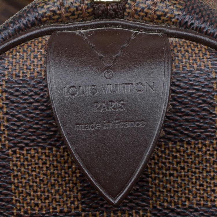 Pre Owned Louis Vuitton Damier Ebene Canvas Speedy 30