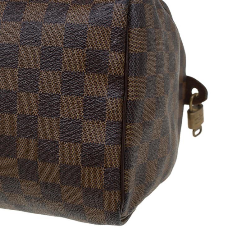 Pre Owned Louis Vuitton Damier Ebene Canvas Speedy 30