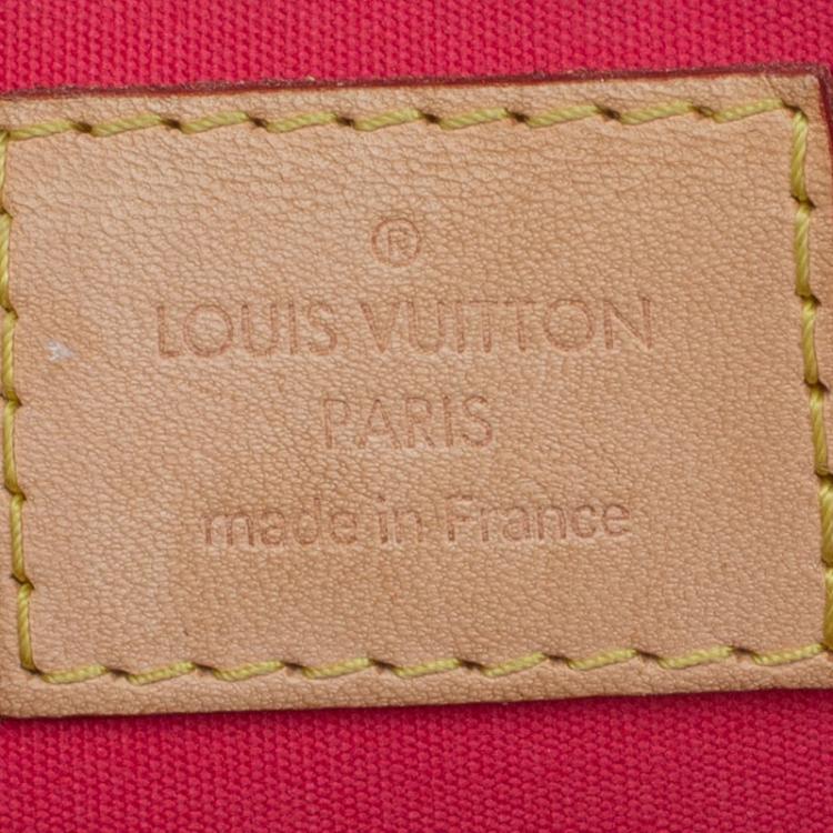 مملوكة مسبقًا Louis Vuitton Rouge Grenadin Monogram Vernis Alma BB Bag
