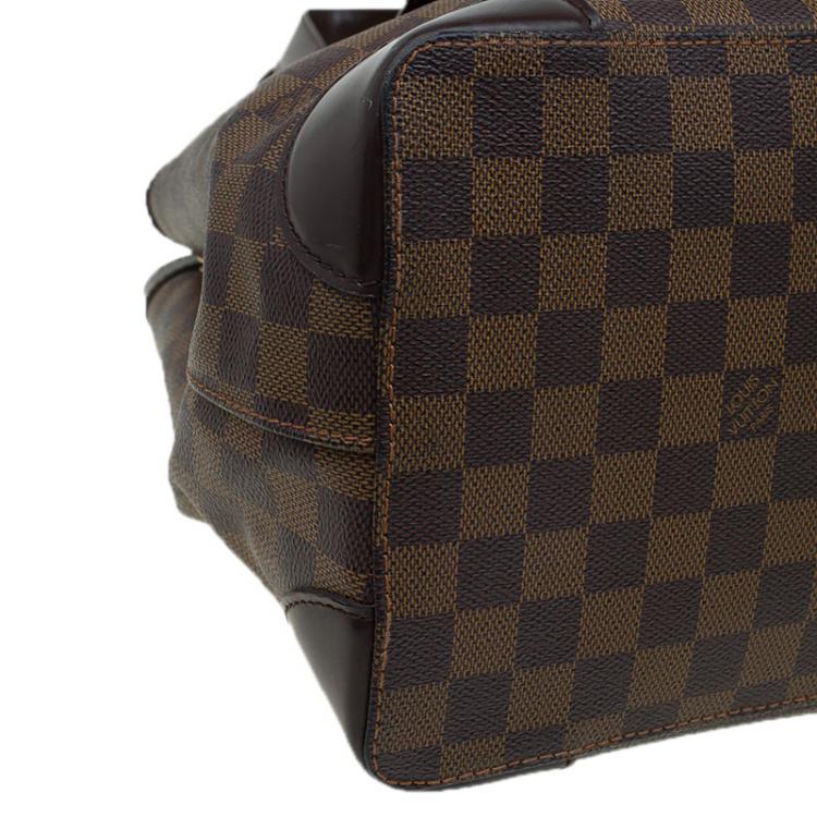 Pre Owned Louis Vuitton Damier Ebene Canvas Hampstead MM Bag