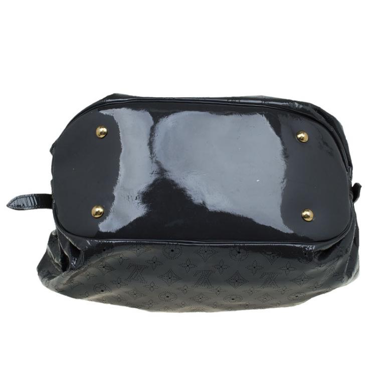 Pre Owned Louis Vuitton Grey Mahina Patent Leather Limited Edition Surya XL Bag