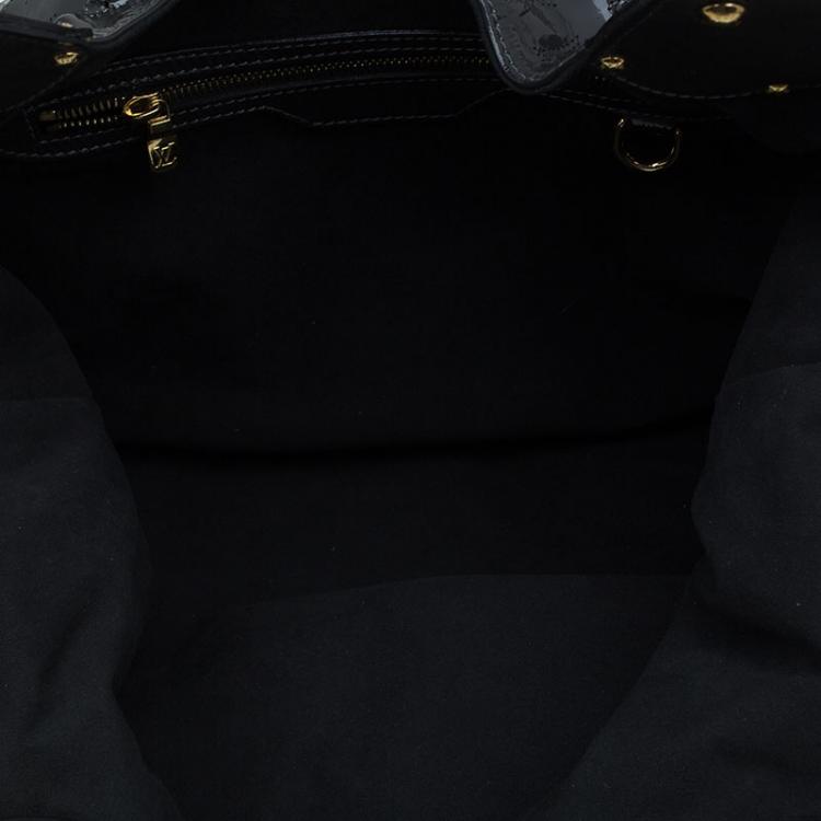 Pre Owned Louis Vuitton Grey Mahina Patent Leather Limited Edition Surya XL Bag