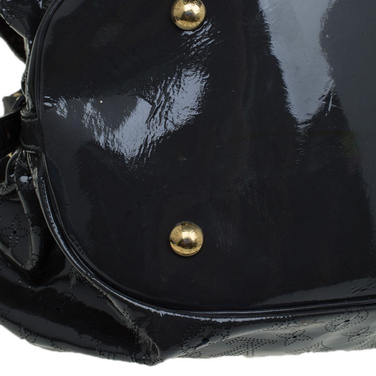 Pre Owned Louis Vuitton Grey Mahina Patent Leather Limited Edition Surya XL Bag