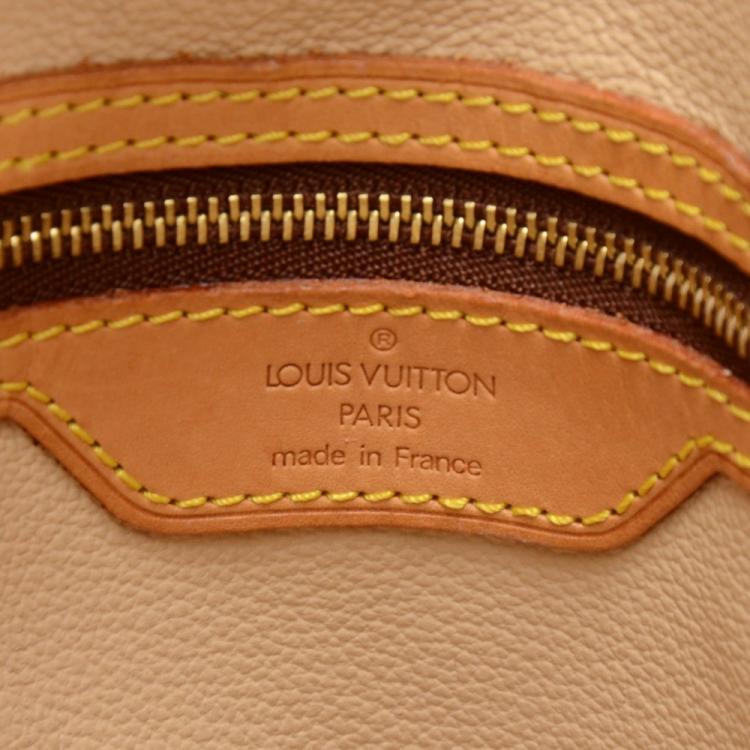 Pre Owned Louis Vuitton Monogram Canvas Petite Bucket Bag