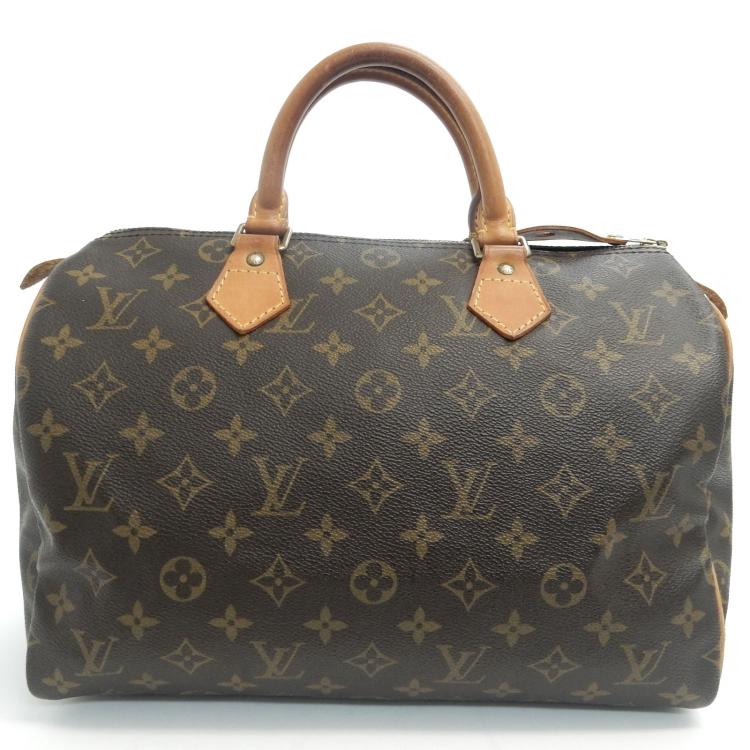 Pre Owned Louis Vuitton Monogram Canvas Speedy 30 Bag