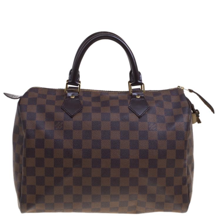 Pre Owned Louis Vuitton Damier Ebene Canvas Speedy 30