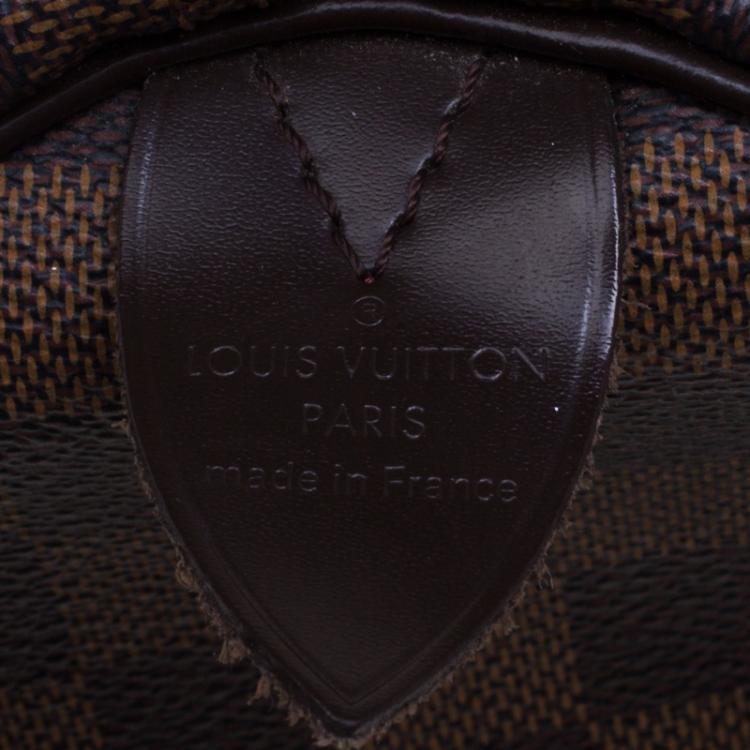 Pre Owned Louis Vuitton Damier Ebene Canvas Speedy 30