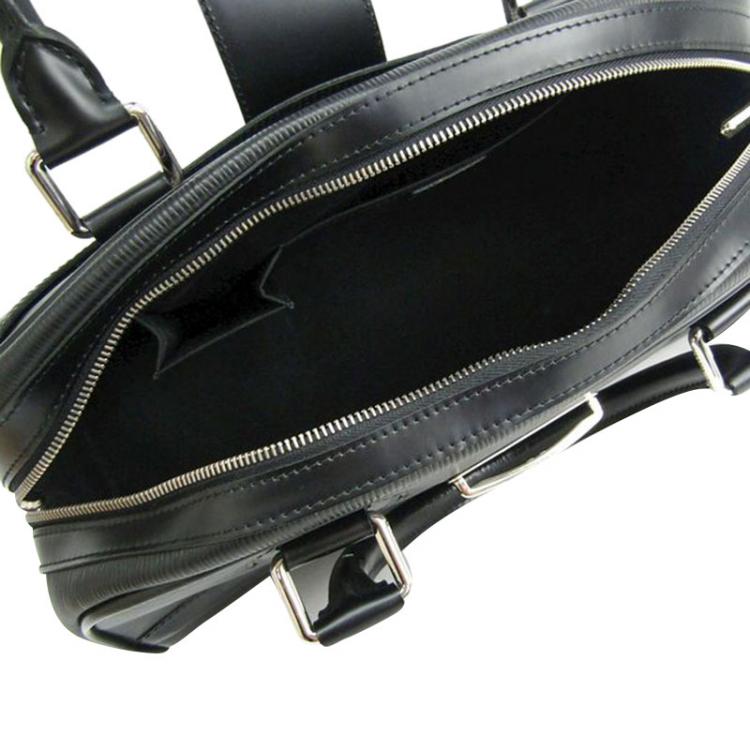 Pre Owned Louis Vuitton Black Epi Leather Bowling Montaigne Bag