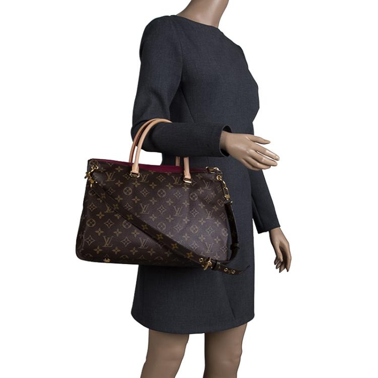Louis Vuitton Monogram Pallas MM (Aurore) Handbag