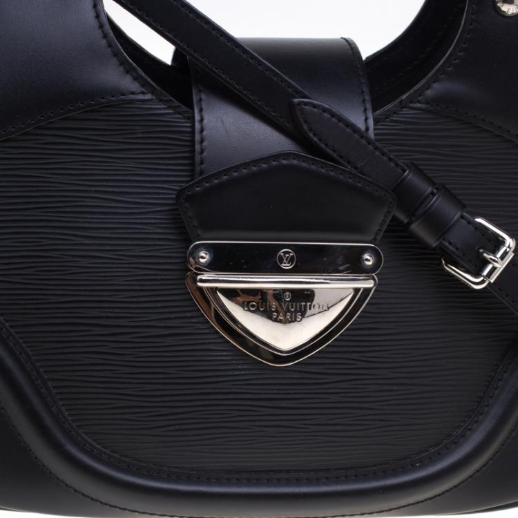 Pre Owned Louis Vuitton Black Epi Leather Sac Montaigne Bag