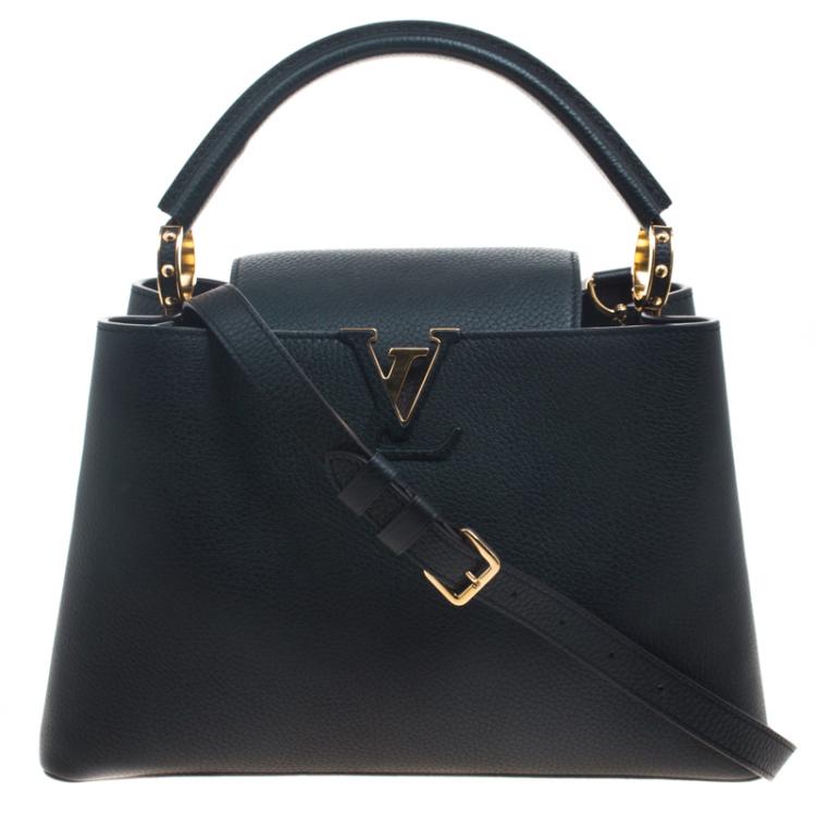 Louis Vuitton Capucines PM Taurillon Leather Shoulder Bag
