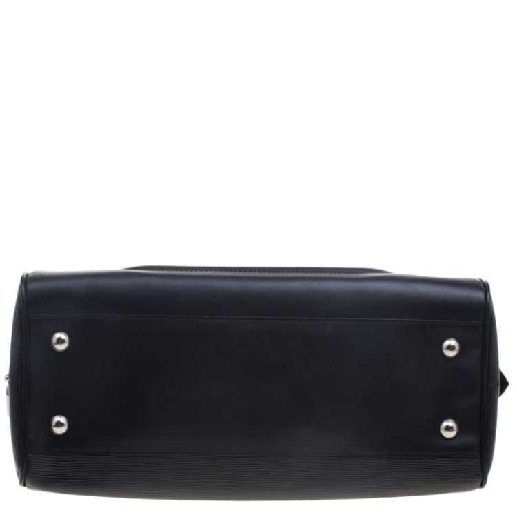 Pre Owned Louis Vuitton Black Epi Leather Bowling Montaigne GM Bag