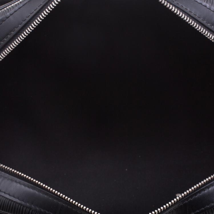 Pre Owned Louis Vuitton Black Epi Leather Bowling Montaigne GM Bag