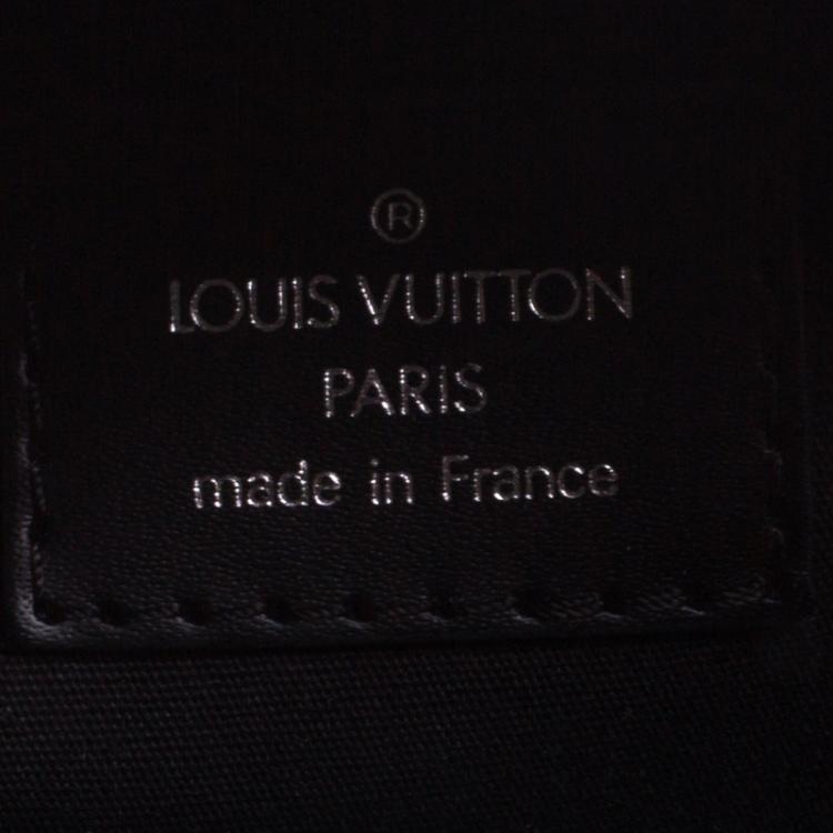 Pre Owned Louis Vuitton Black Epi Leather Bowling Montaigne GM Bag