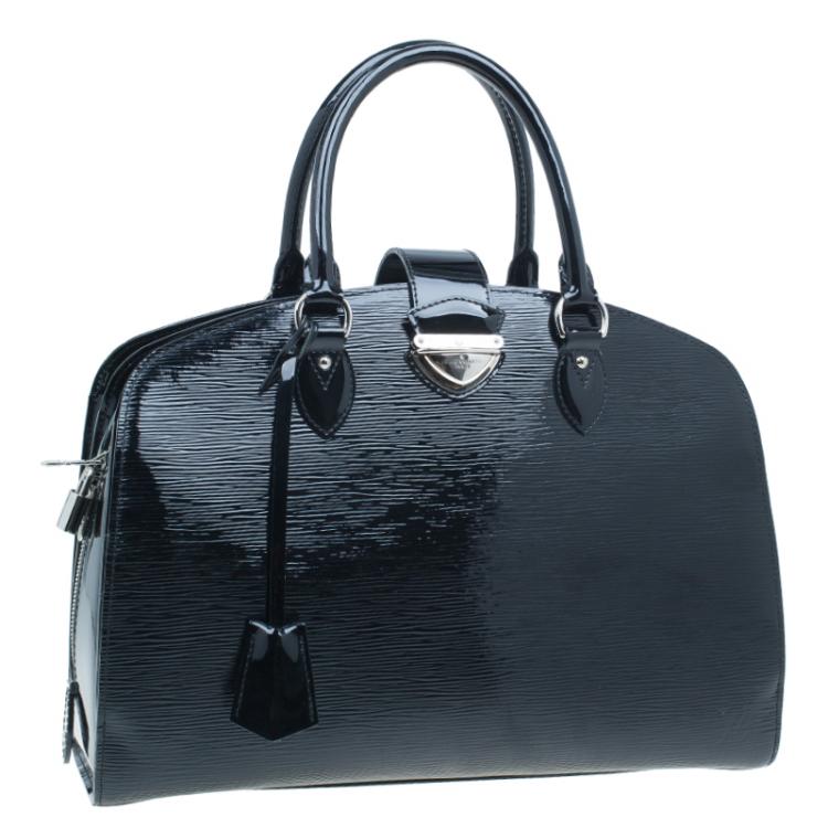 Pre Owned Louis Vuitton Black Epi Leather Pont Neuf Tote GM