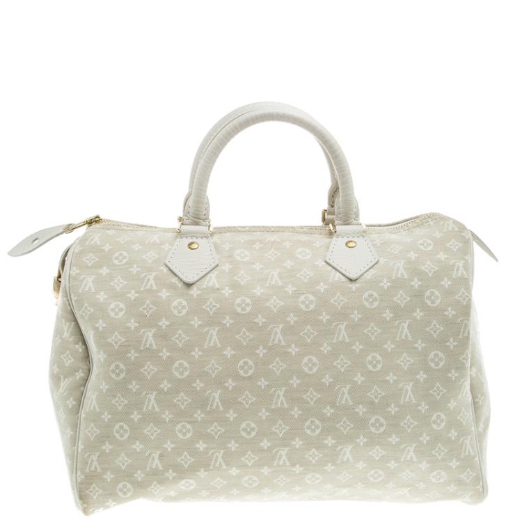 Pre Owned Louis Vuitton Monogram Mini Lin Speedy 30