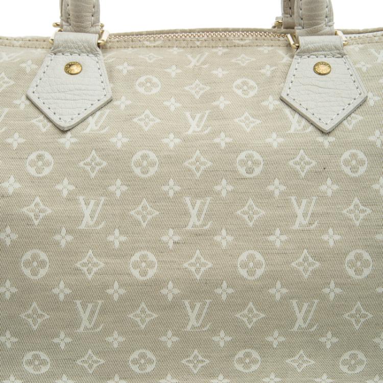 Pre Owned Louis Vuitton Monogram Mini Lin Speedy 30