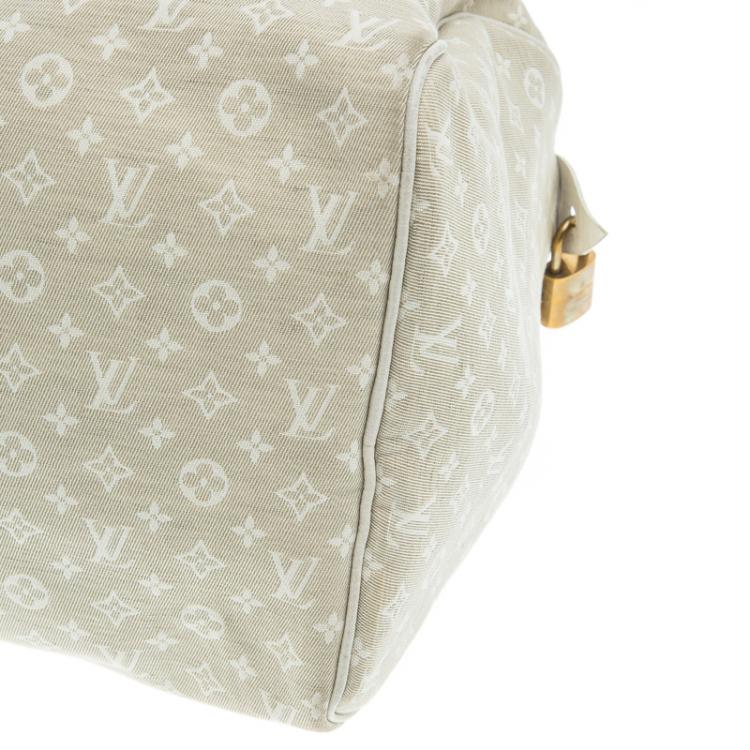 Pre Owned Louis Vuitton Monogram Mini Lin Speedy 30